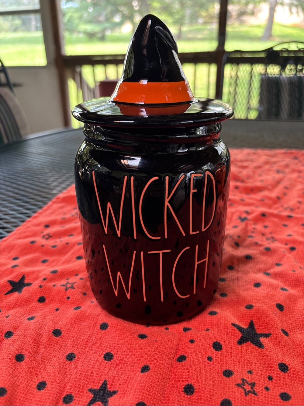Rae Dunn wicked witch canister